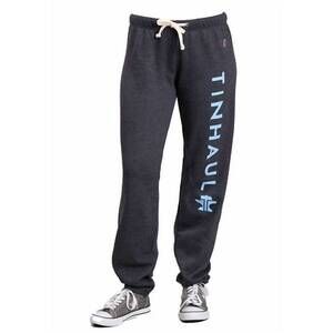 NEW TIN HAUL women's screen down leg knit sweatpants in charcoal